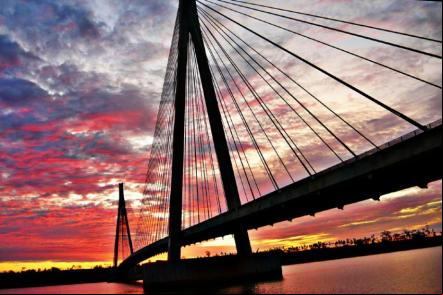 Por do Sol na Ponte do Porto - Foto: Ronanw- (Licen