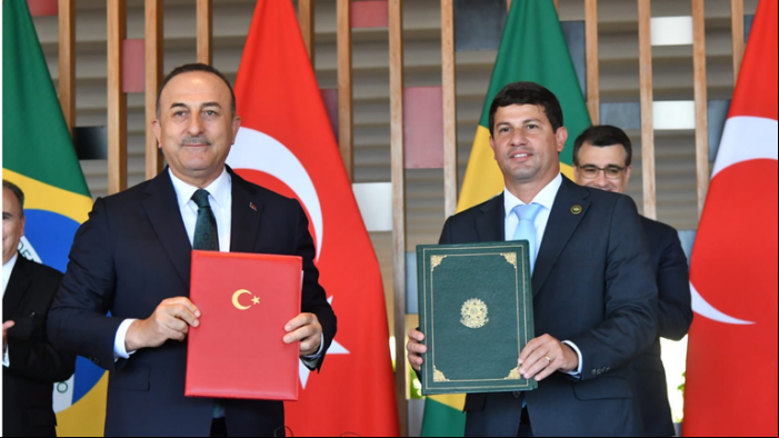 Acordo Brasil e Turquia. Crdito: Roberto Castro/MTur