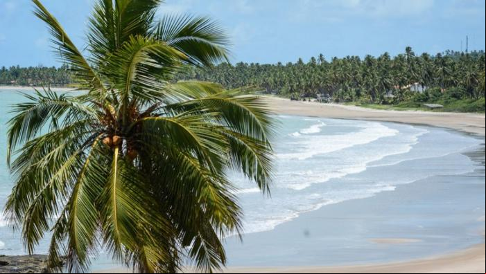 A praia do Patacho, em S