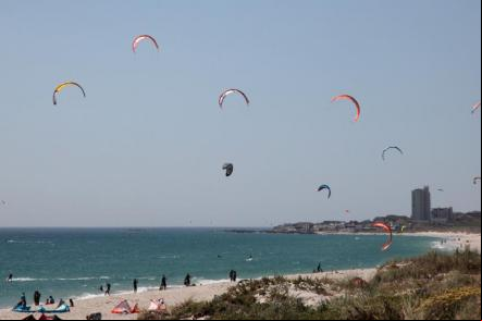 Kitesurf na Baia da Mesa - Foto: Rute Martins