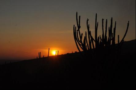 Monte Santo - Por do Sol no monte - Foto: Rita Barreto - Setur-Ba